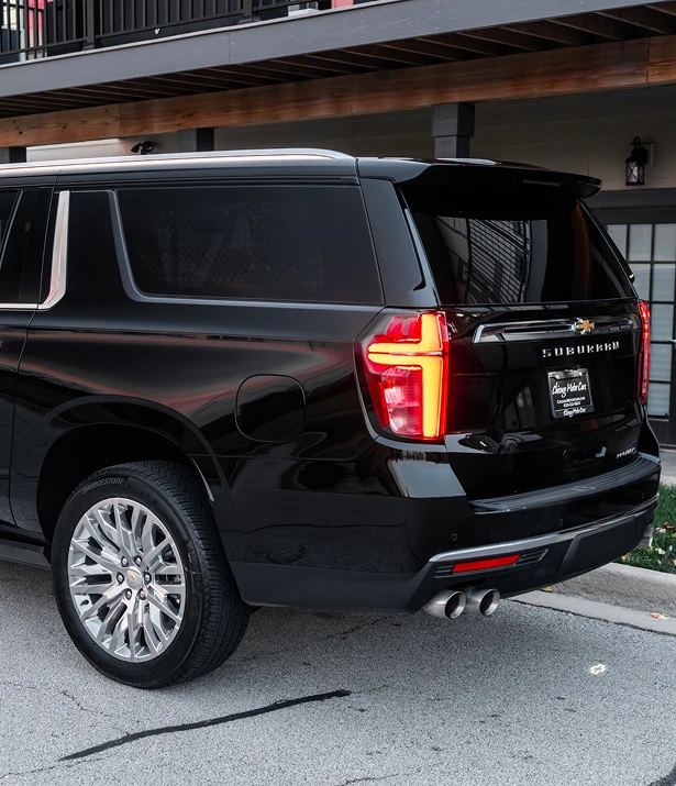 Premium Vehicle Standards SUV Back View
